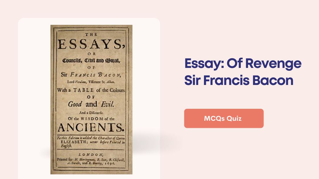 francis bacon essays mcqs with answers