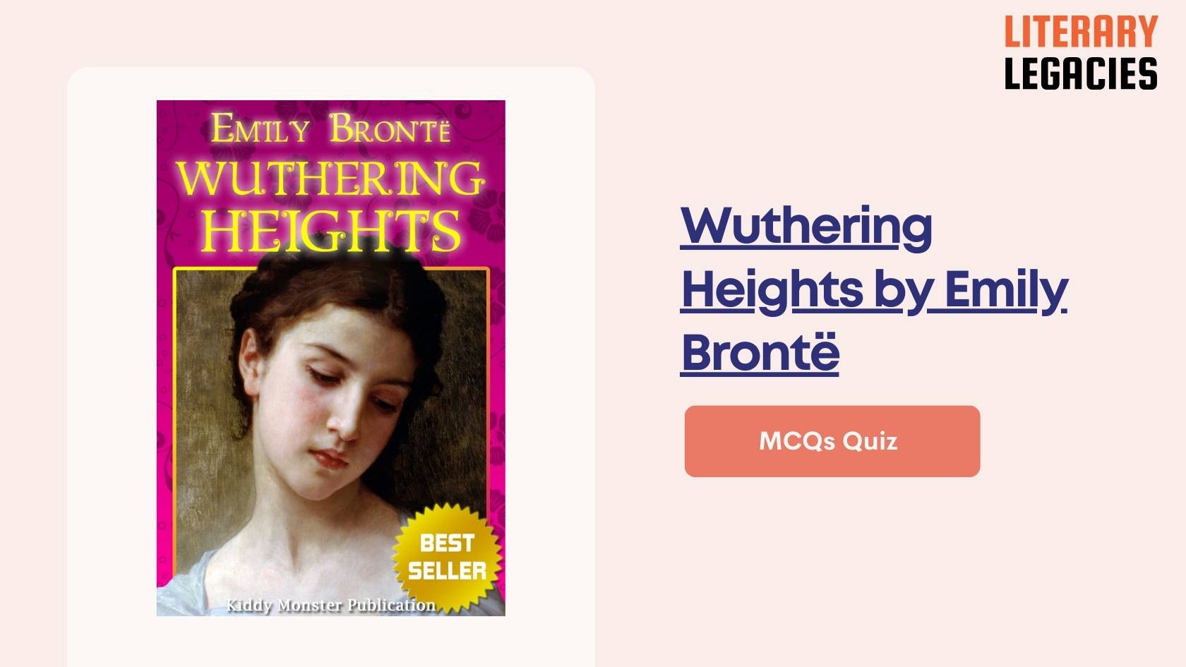 Wuthering Heights by Emily Brontë MCQs Quiz | Questions and Answers ...