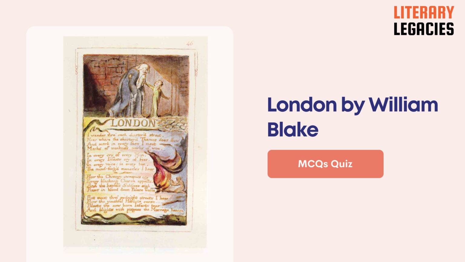 London by William Blake MCQs Quiz Question And Answers