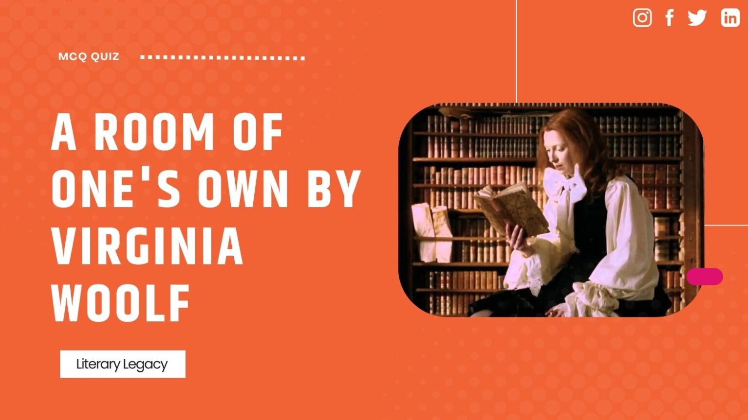 A Room of One's Own by Virginia Woolf